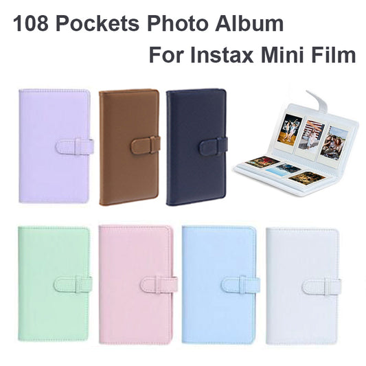 108 Pockets 3-Inch Film Photo Picture Album For Fujifilm Film