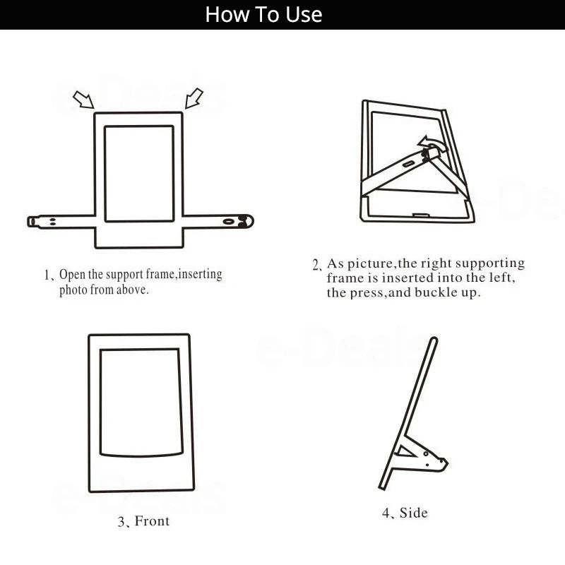 Photo Frame Stand For Fujifilm Instax Mini Film