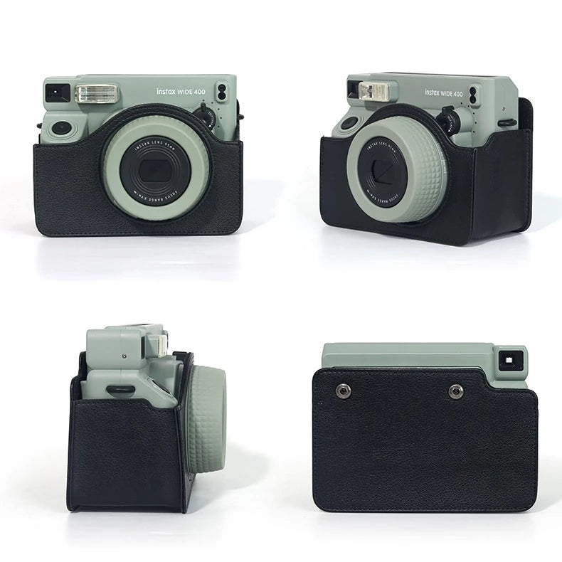 PU Leather Soft Protective Case Bag for Fujifilm Instax Wide 400