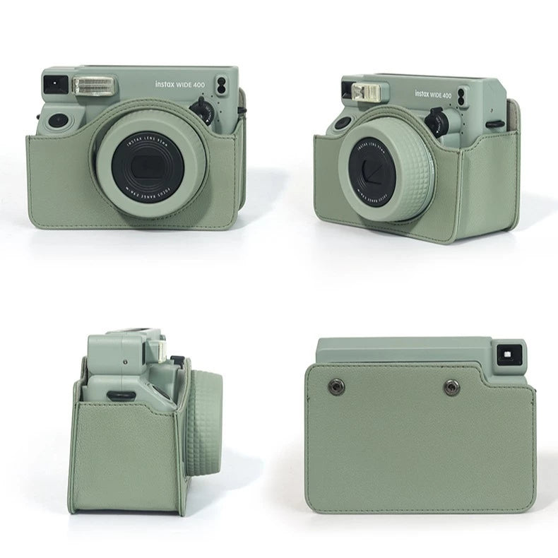 PU Leather Soft Protective Case Bag for Fujifilm Instax Wide 400