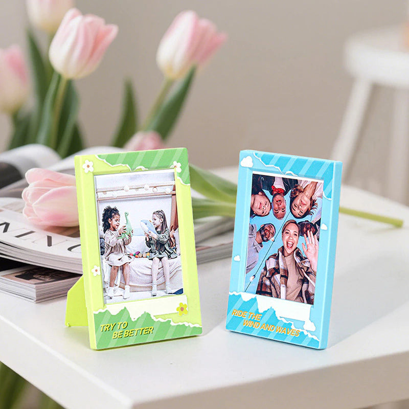 Colorful 3-Inch Photo Desktop Vertical Stand for Fujifilm Instax Film