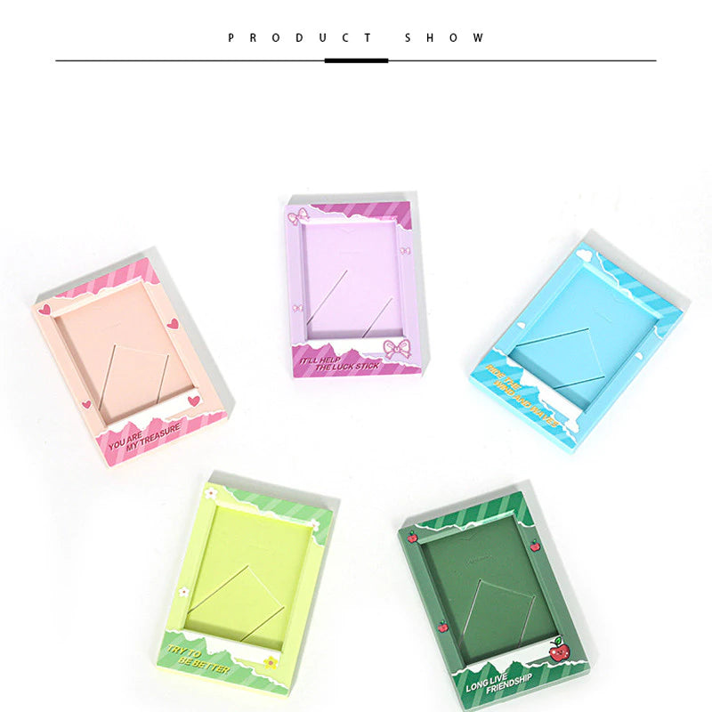 Colorful 3-Inch Photo Desktop Vertical Stand for Fujifilm Instax Film